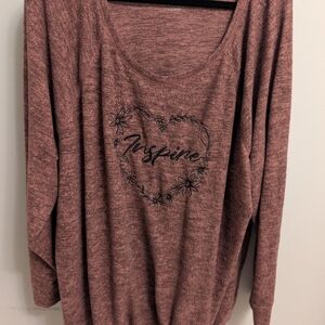 Lane Bryant "Inspire" Scoop Neck Sweater
